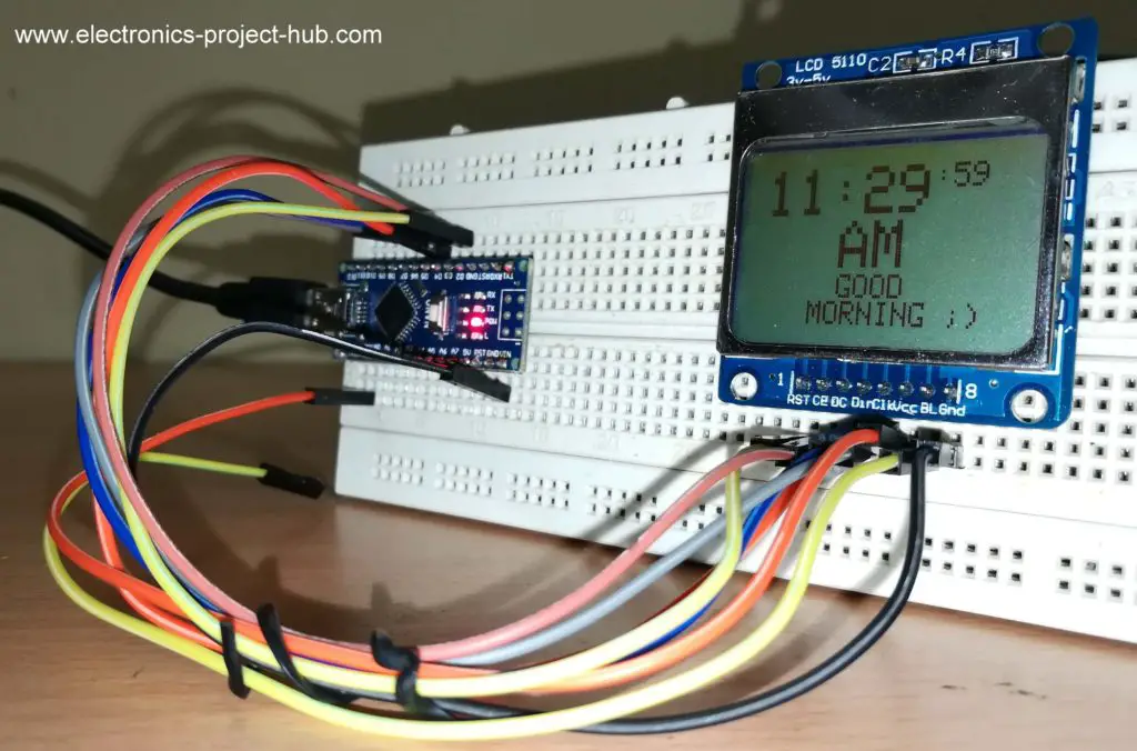 Digital clock without RTC