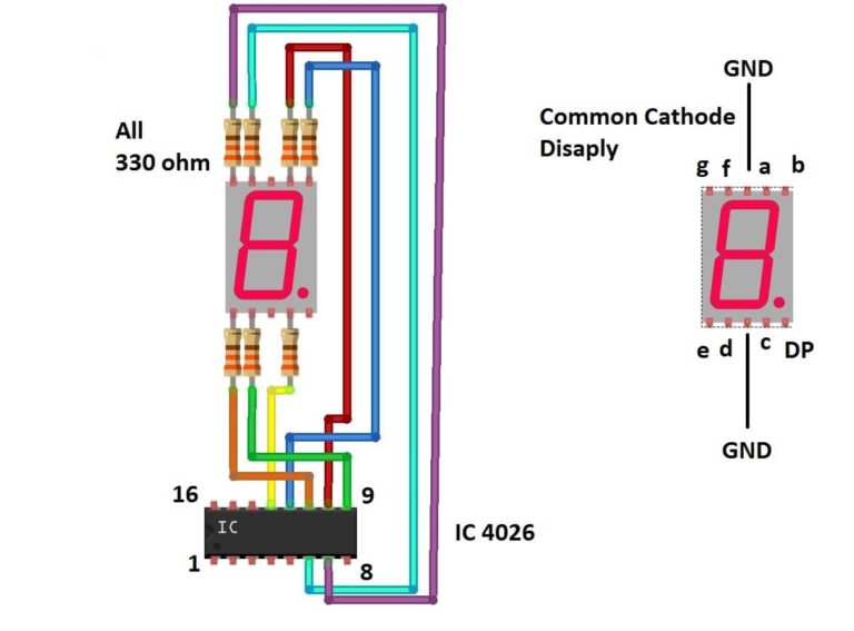 Countdown Timer Circuit Diagram with 7 Segment Display – DIY ...
