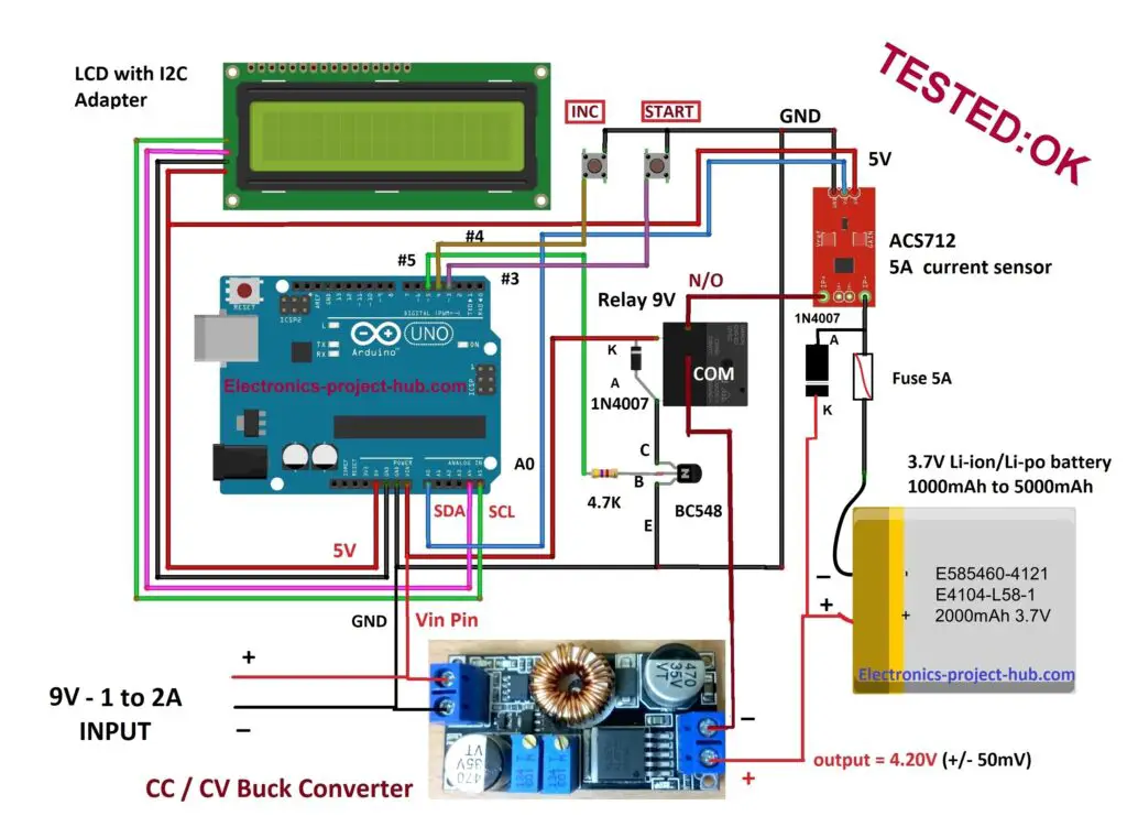 Arduino DIY 1x Module chargeur de batterie Li-ion / LiPo Micro-USB Domotique 