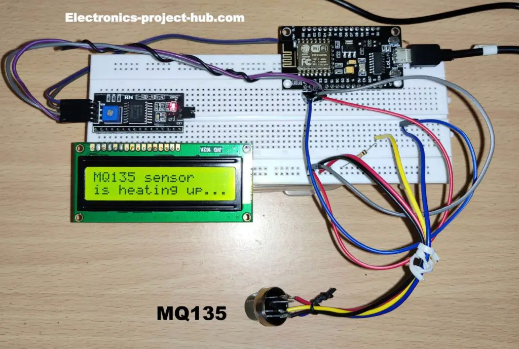 NodeMCU - IoT Based Air pollution Monitoring System